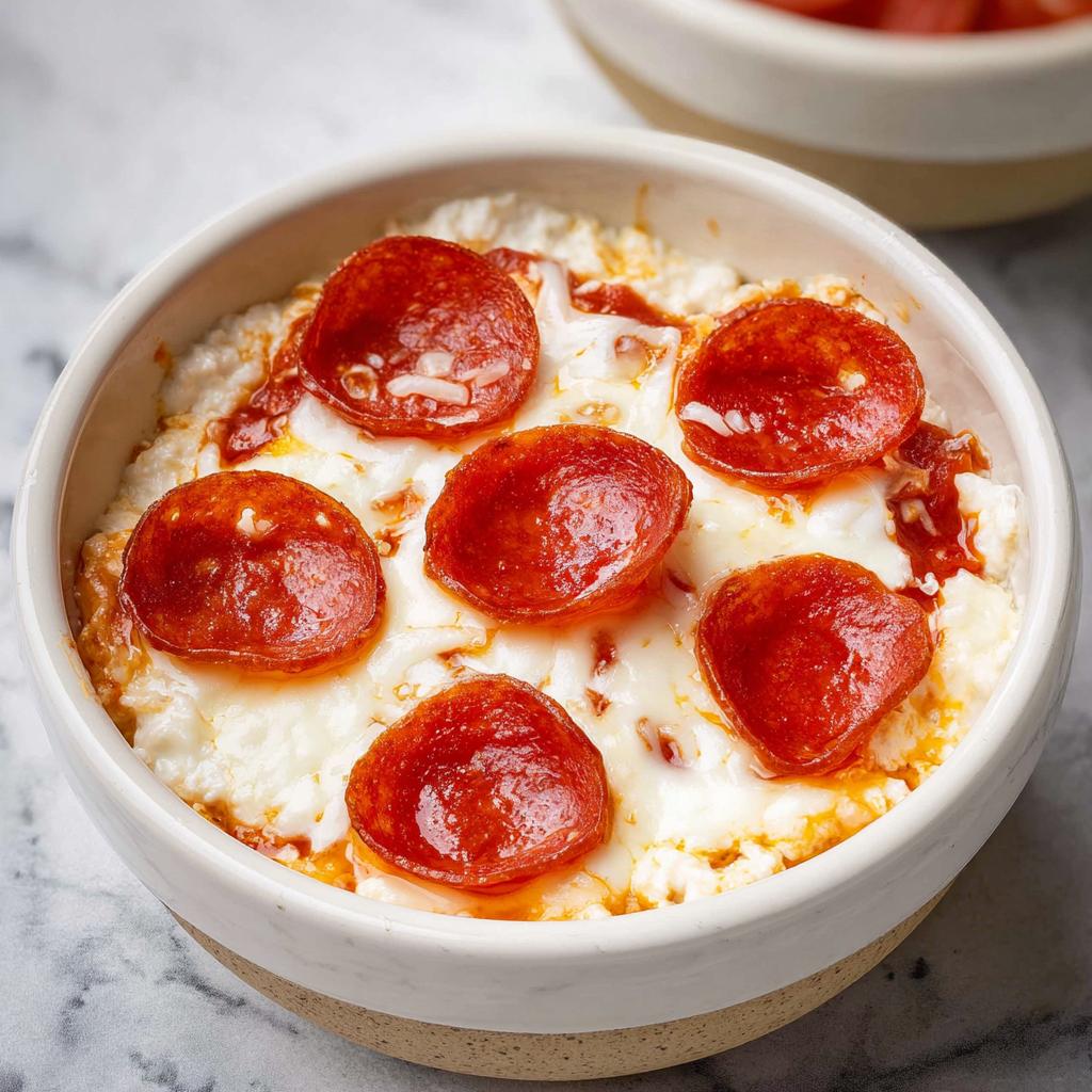 Cottage Cheese Pizza Bowl - Featured