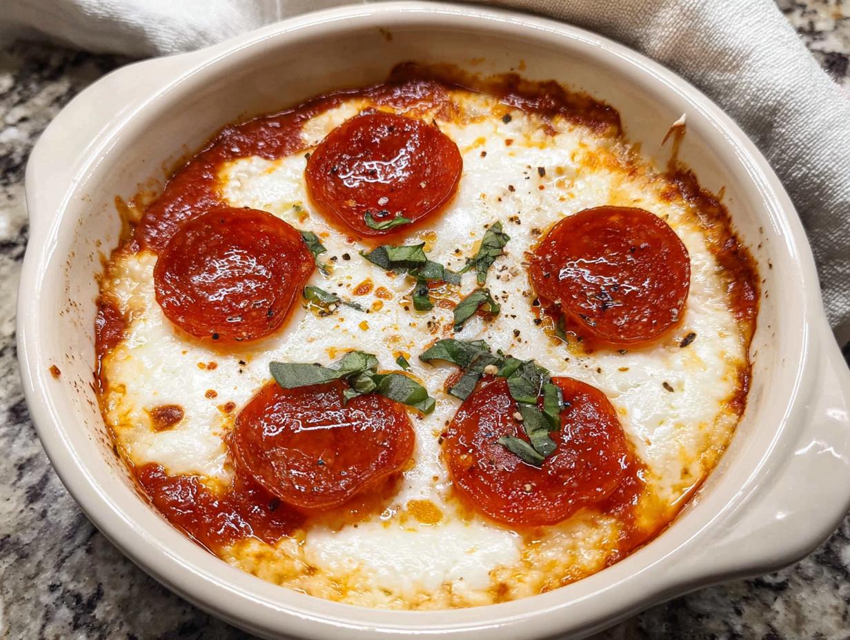 Cottage Cheese Pizza Bowl - Tasty