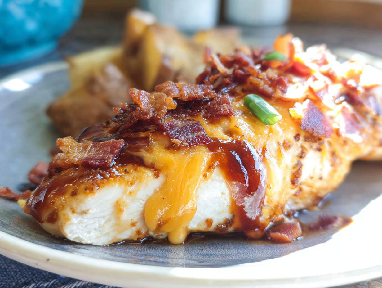 Cowboy BBQ Bacon Cheddar Chicken - Featured