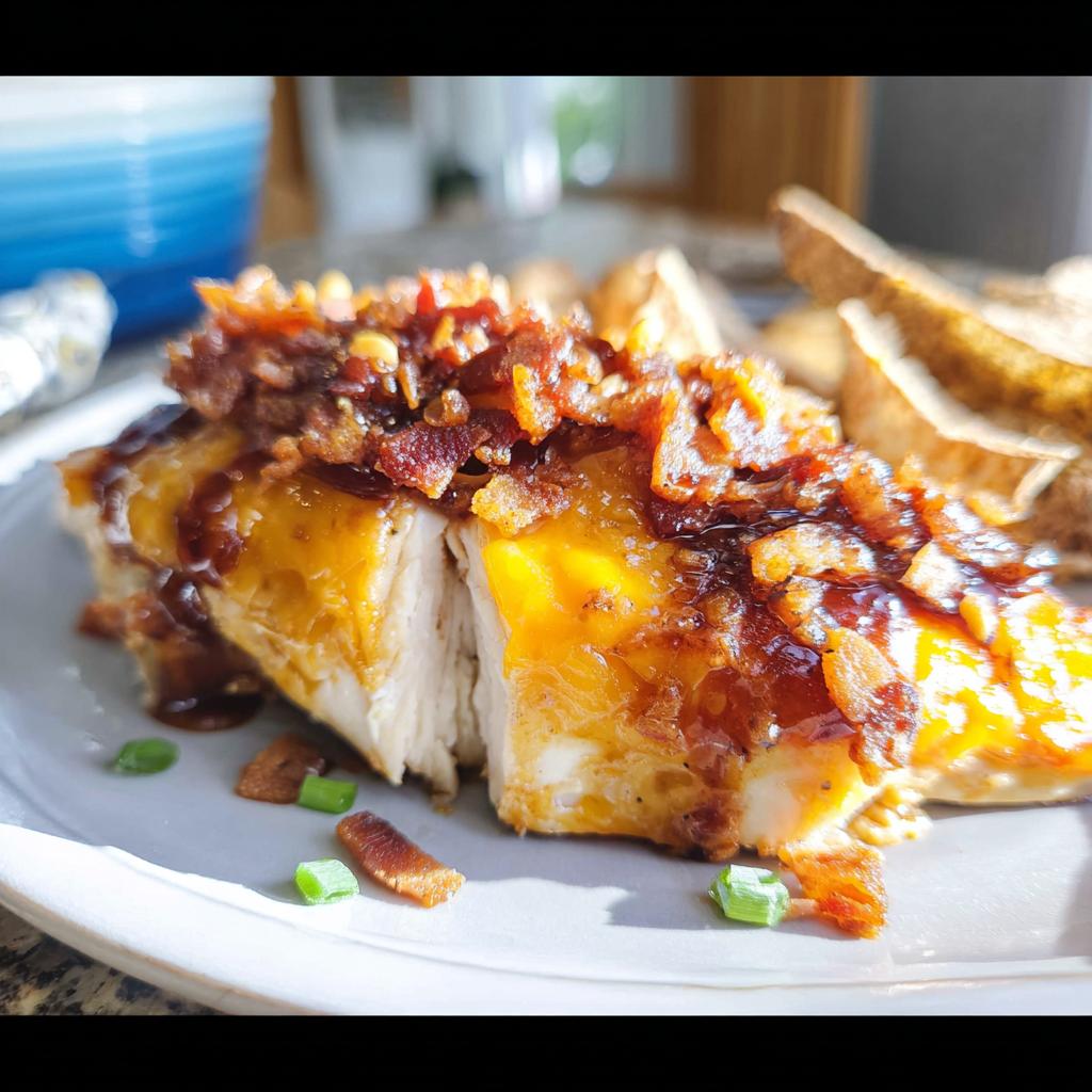 Cowboy BBQ Bacon Cheddar Chicken - Tasty