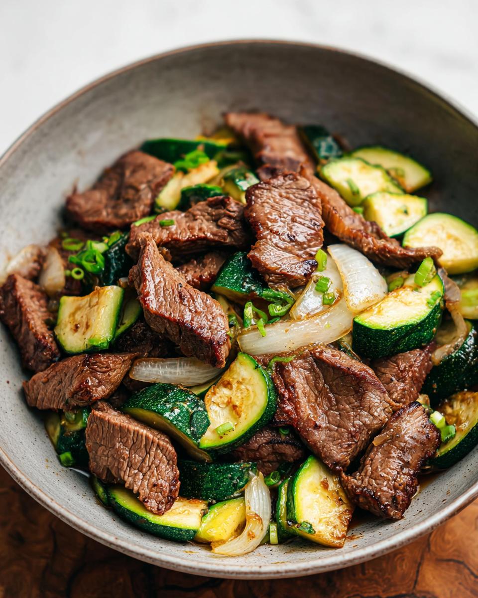 Cozy Grilled Steak Bowl with Zucchini - Other 1
