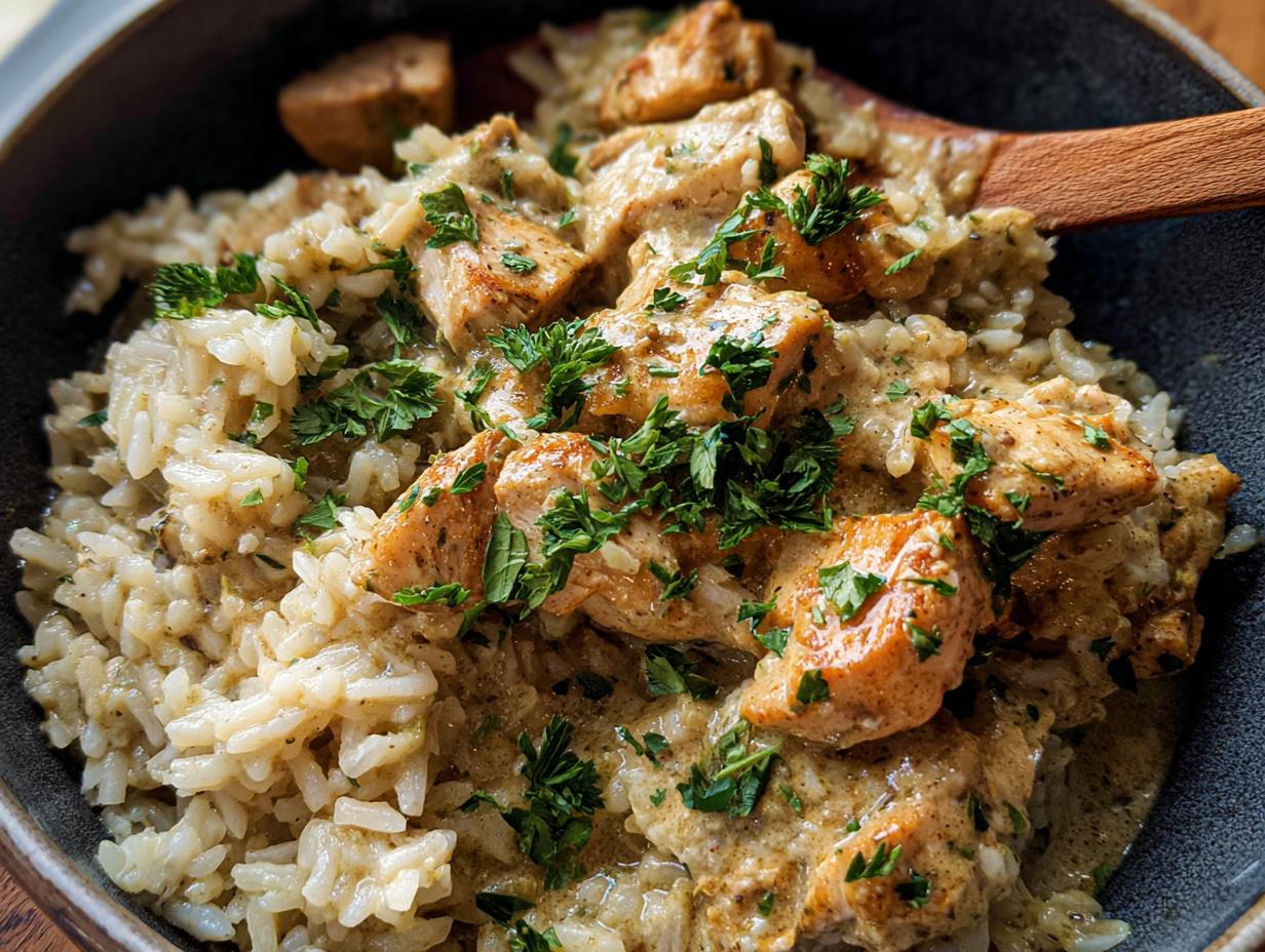 Creamy Cajun Chicken & Rice Bowls - Featured