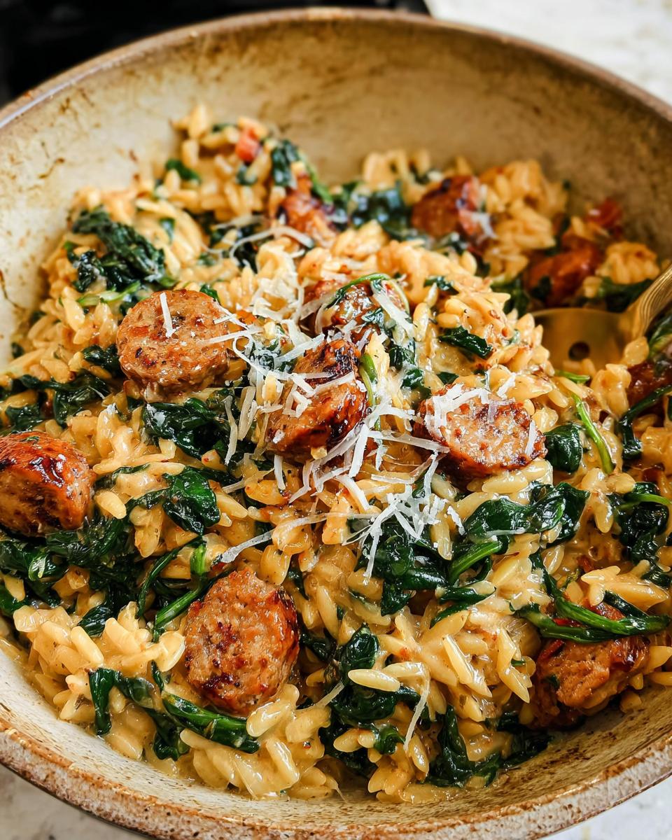Creamy Chicken Sausage Orzo - Other 3