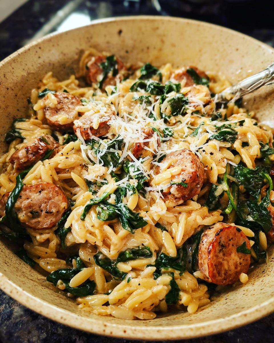 Creamy Chicken Sausage Orzo - Other 4