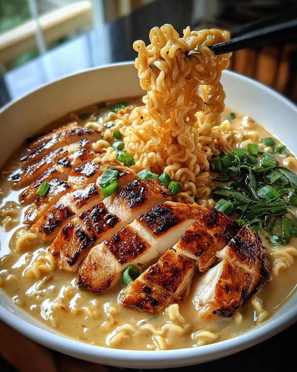 Creamy Garlic Chicken Ramen - Other 3