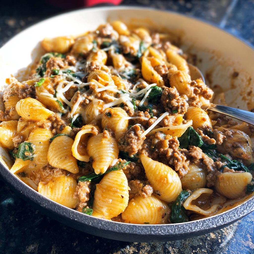 Creamy High Protein Beef Pasta - Tasty