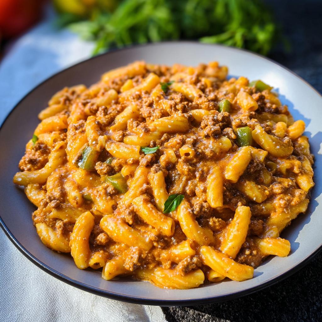 Creamy High Protein Beef Pasta - Tasty