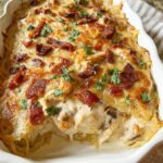 Creamy Low Carb Chicken Casserole - Featured