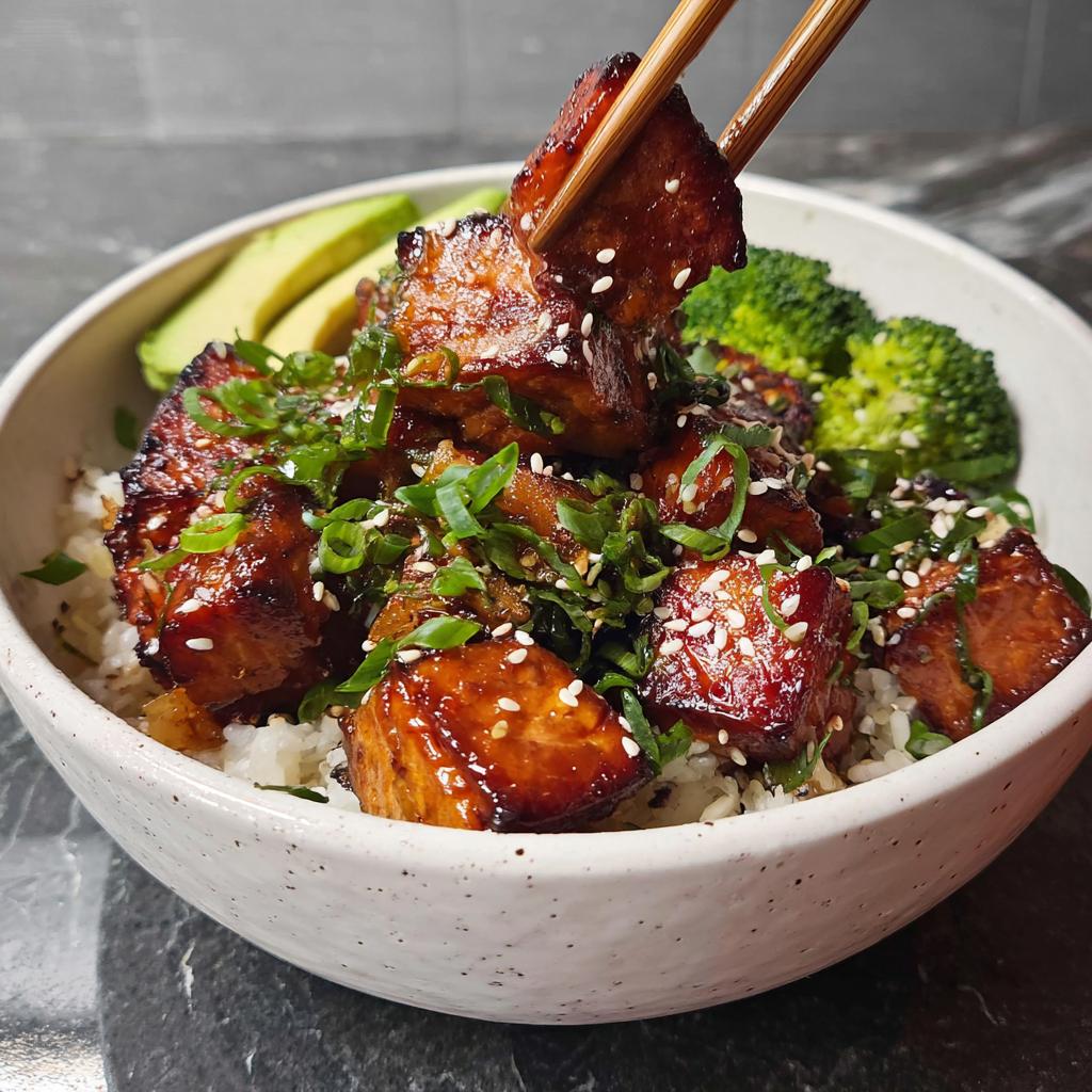 Crispy Salmon and Rice Bowl - Tasty