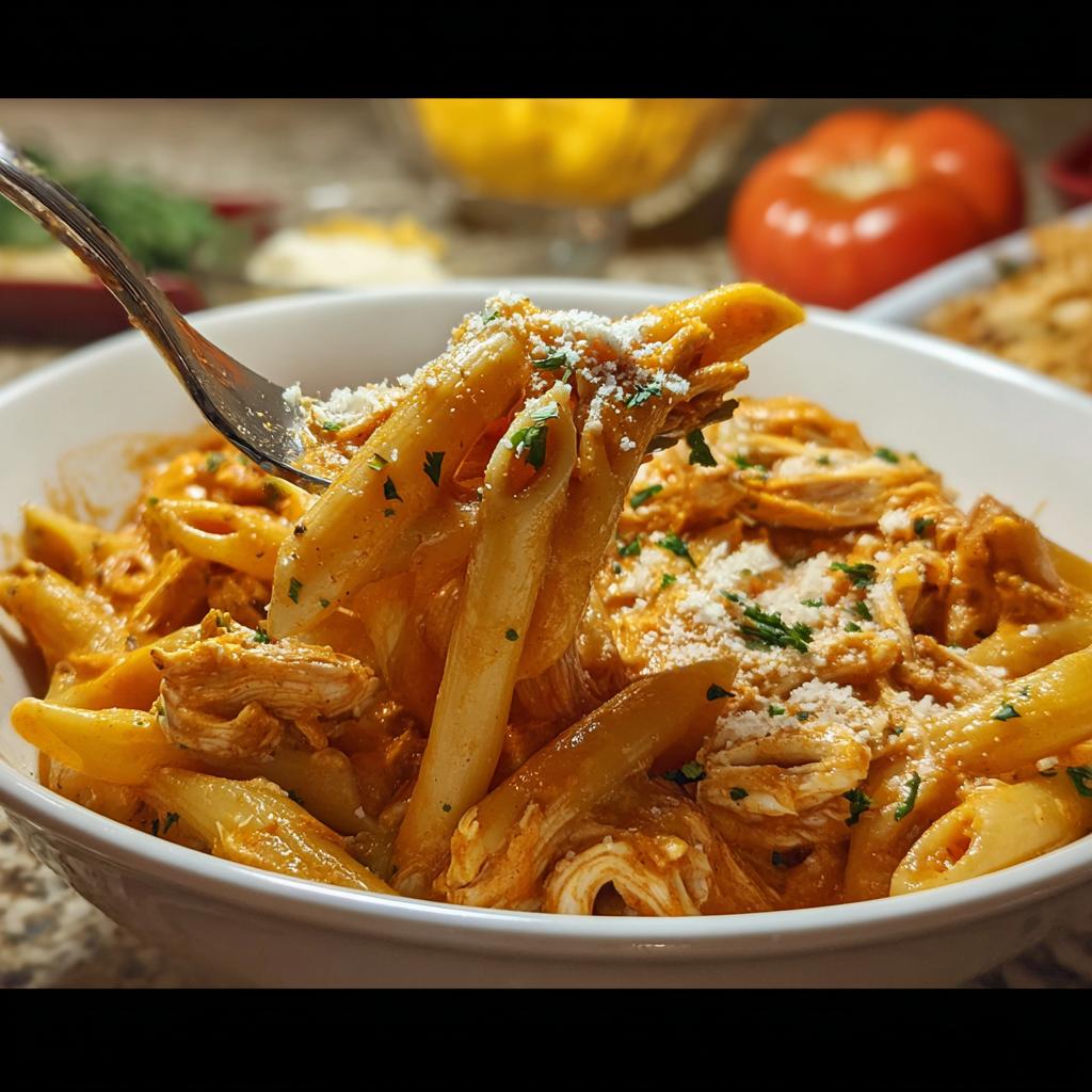 Crock Pot Creamy Cajun Chicken Pasta - Tasty