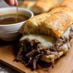 Crockpot French Dip Sandwiches - Featured
