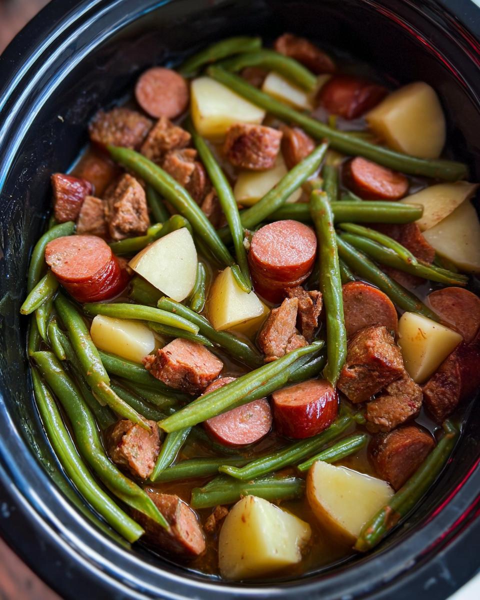 Crockpot Kielbasa and Green Beans - Other 1