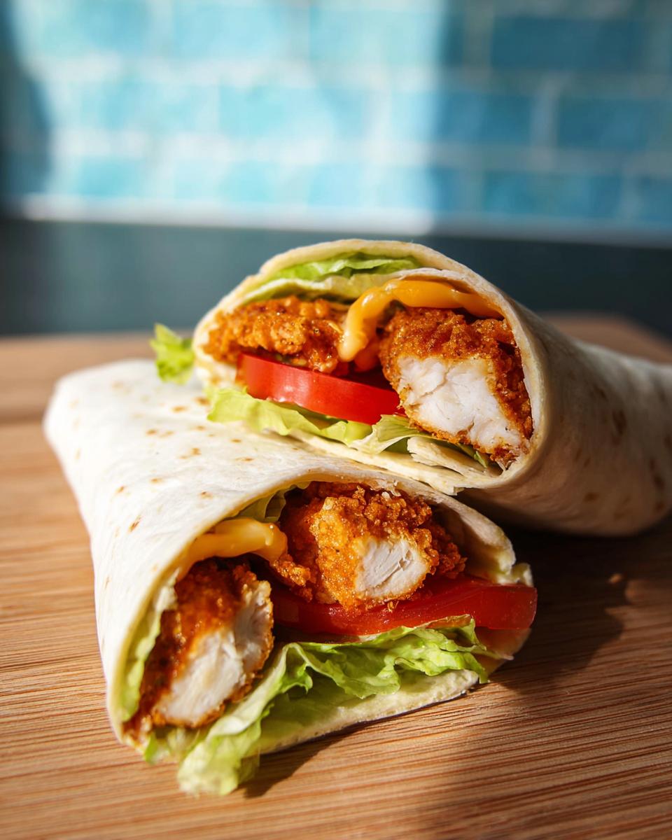 Crunchy Crispy Air Fryer Chicken & Mozzarella Wraps - Other 2