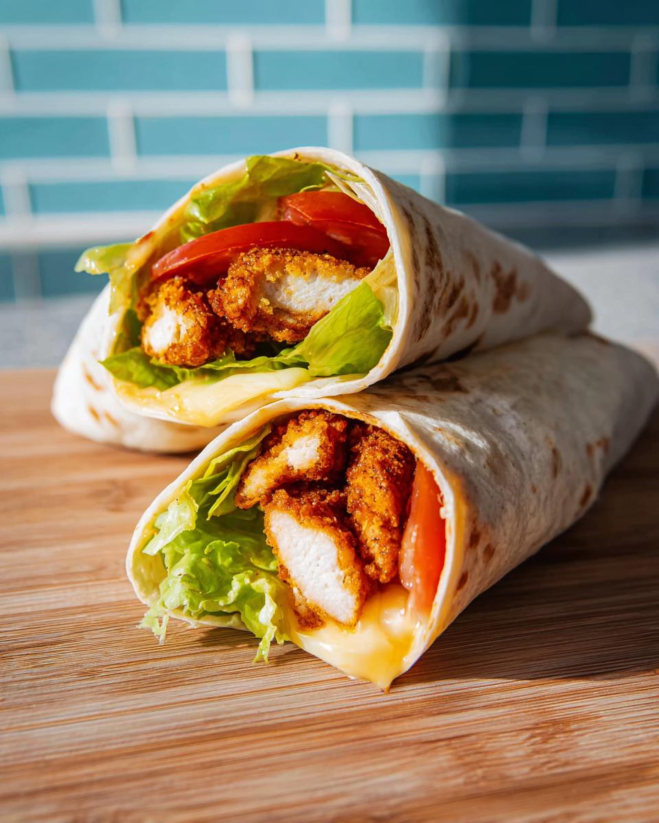 Crunchy Crispy Air Fryer Chicken & Mozzarella Wraps - Other 4