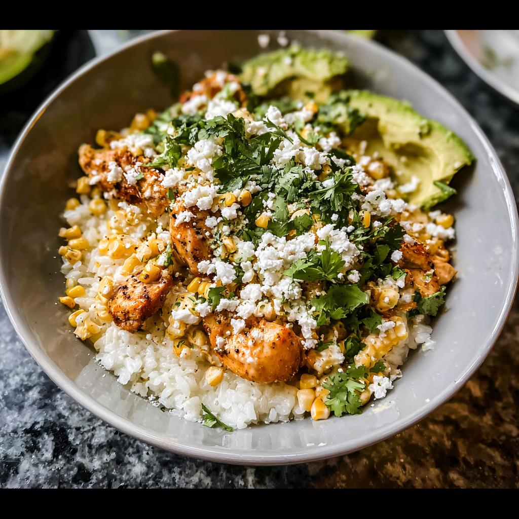 Easy Street Corn Chicken Bowl - Tasty