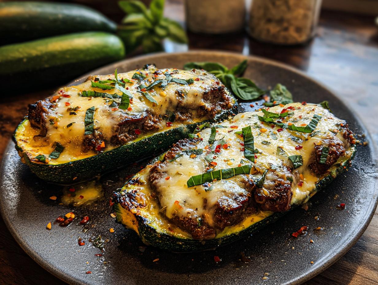 Effortless Garlic Butter Steak & Zucchini Delight - Featured