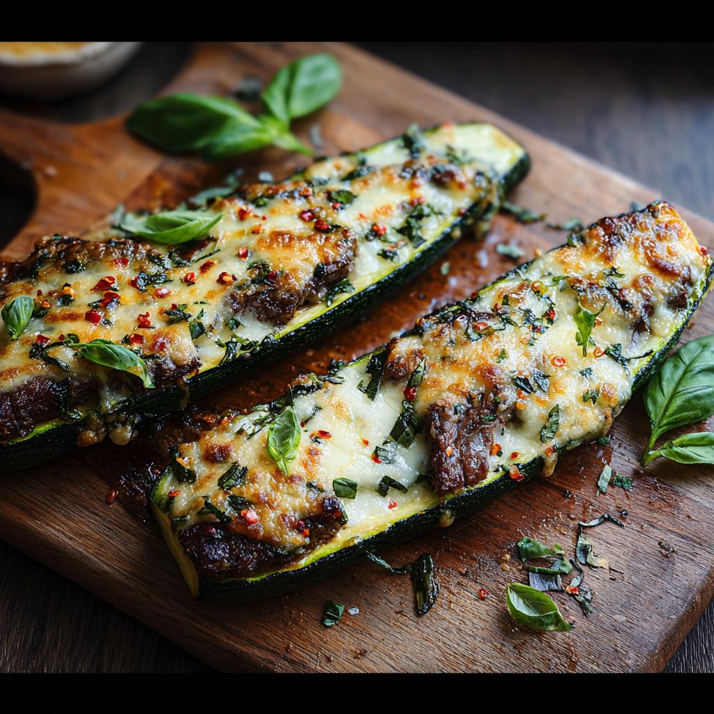 Effortless Garlic Butter Steak & Zucchini Delight - Tasty
