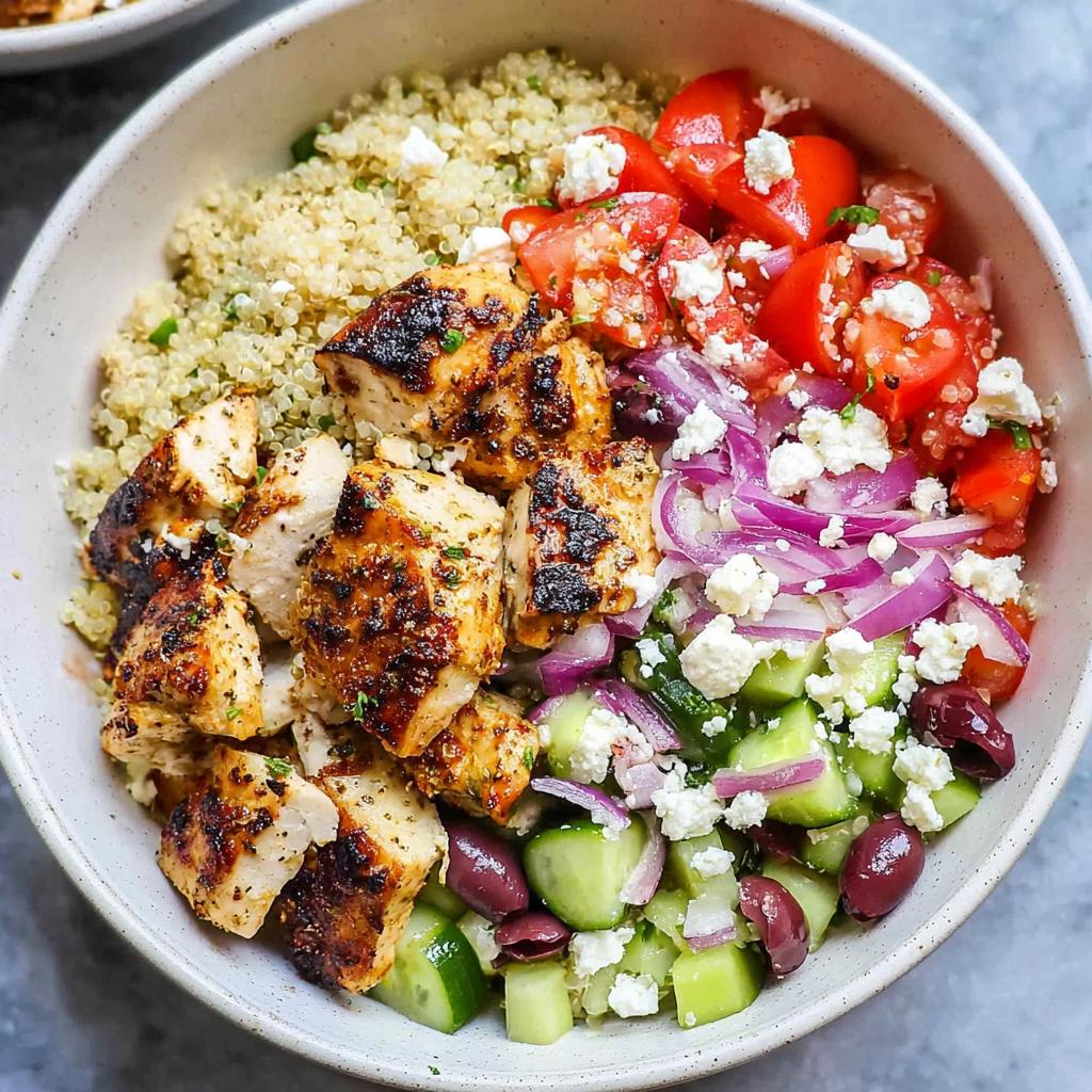 Greek Chicken Bowls: Easy Clean Eating Meal Prep - Tasty