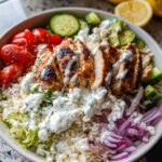 Greek Chicken Bowls - Featured