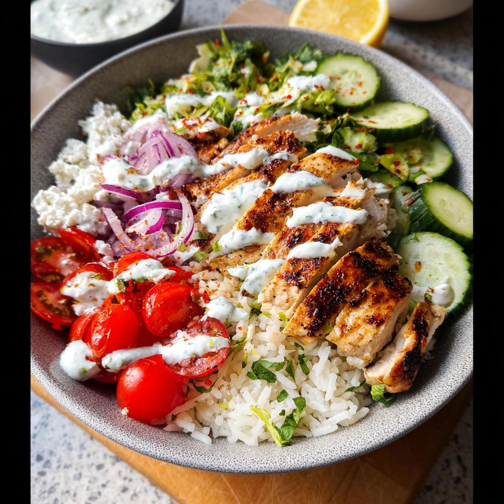 Greek Chicken Bowls - Tasty