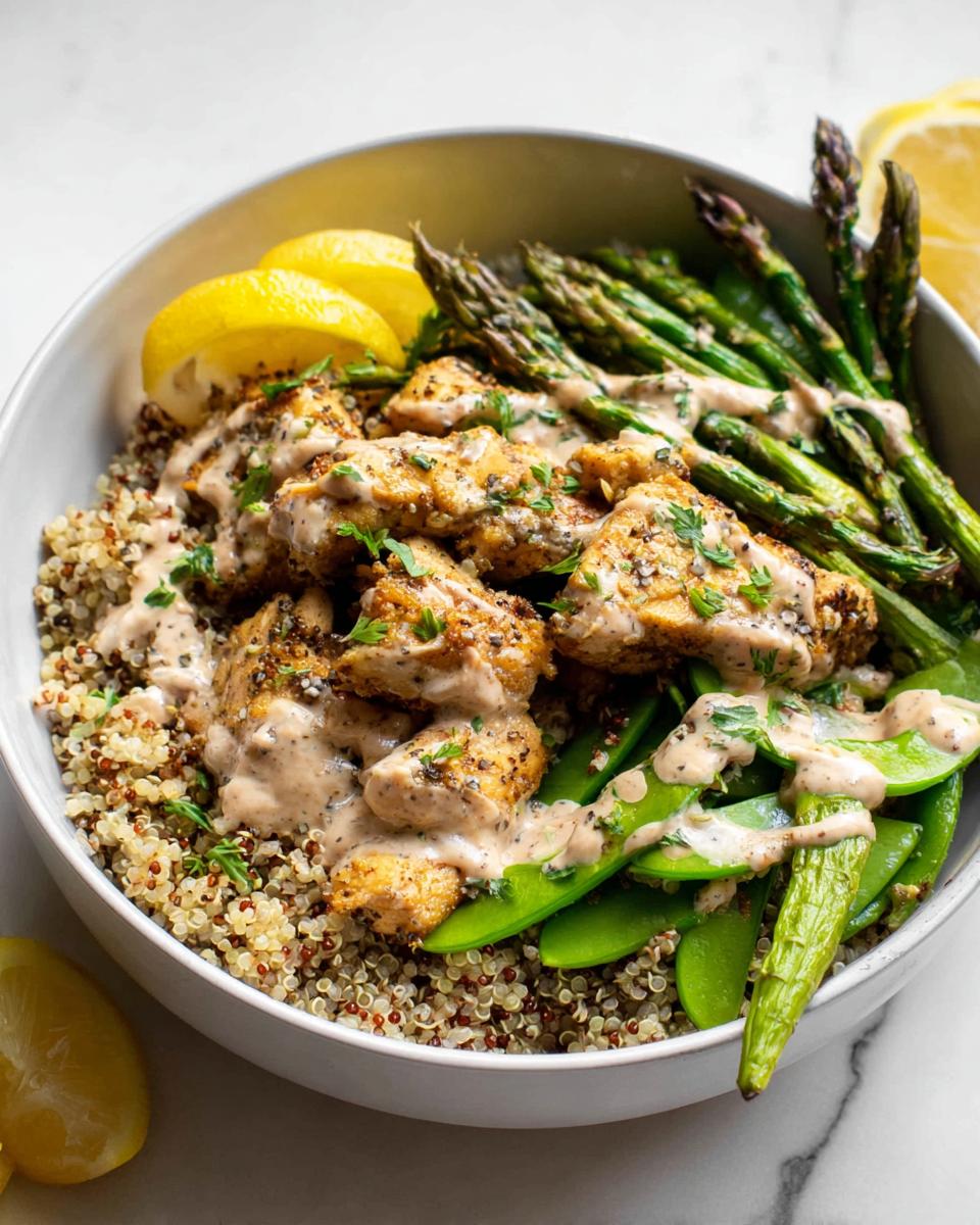 Healthy Lemon Garlic Chicken Meal Prep Bowls - Other 4