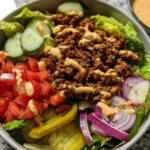 High-Protein Cheeseburger Bowls Recipe - Featured