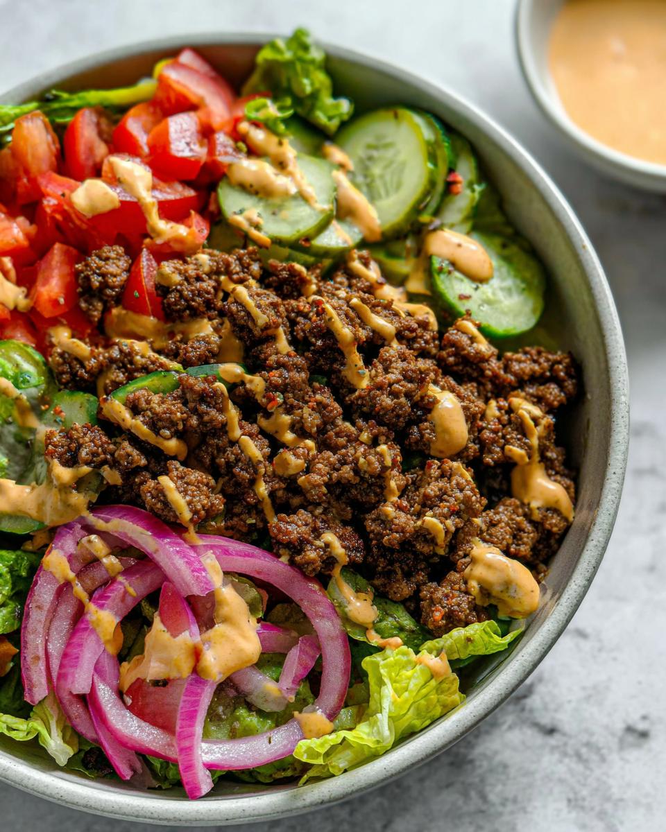 High-Protein Cheeseburger Bowls Recipe - Other 1