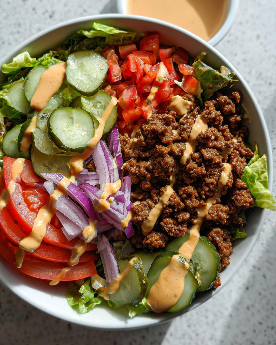 High-Protein Cheeseburger Bowls Recipe - Other 3