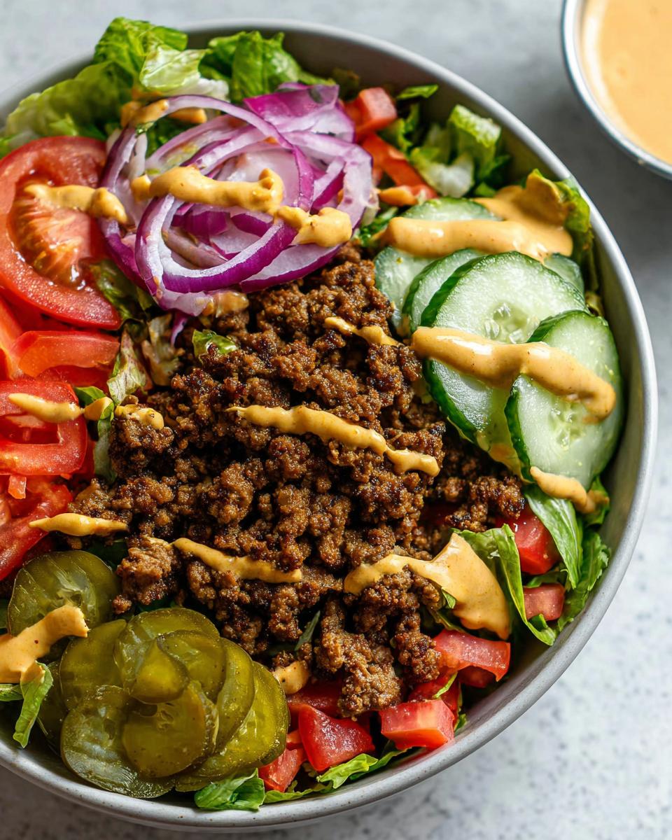 High-Protein Cheeseburger Bowls Recipe - Other 4