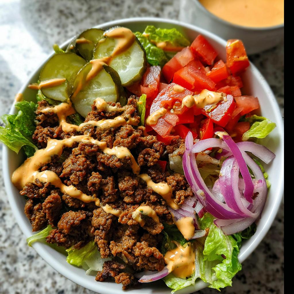 High-Protein Cheeseburger Bowls Recipe - Tasty