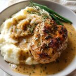 Irresistible Garlic Herb Chicken with Creamy Mashed Potatoes - Featured