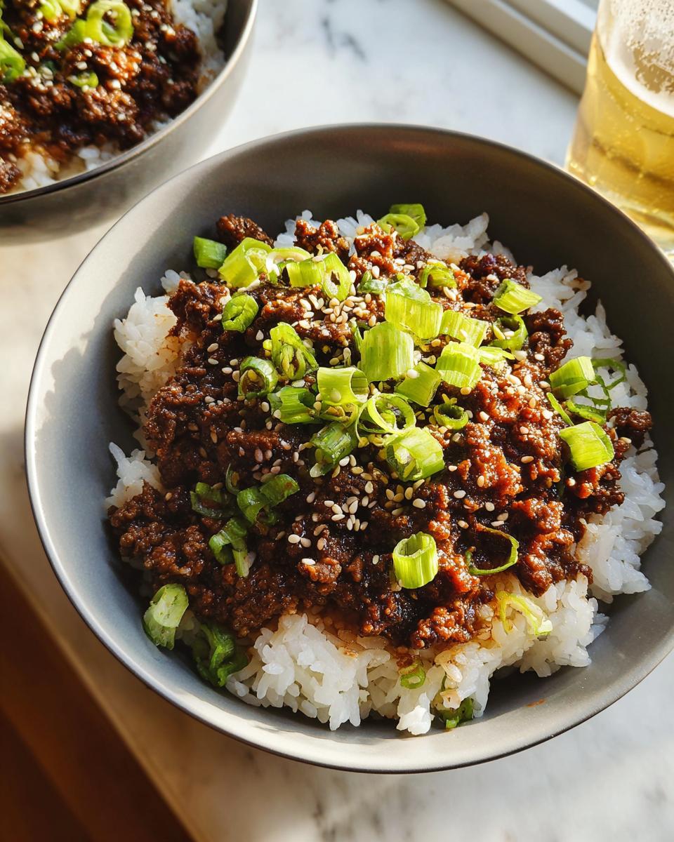 Korean Ground Beef Bowl - Other 1