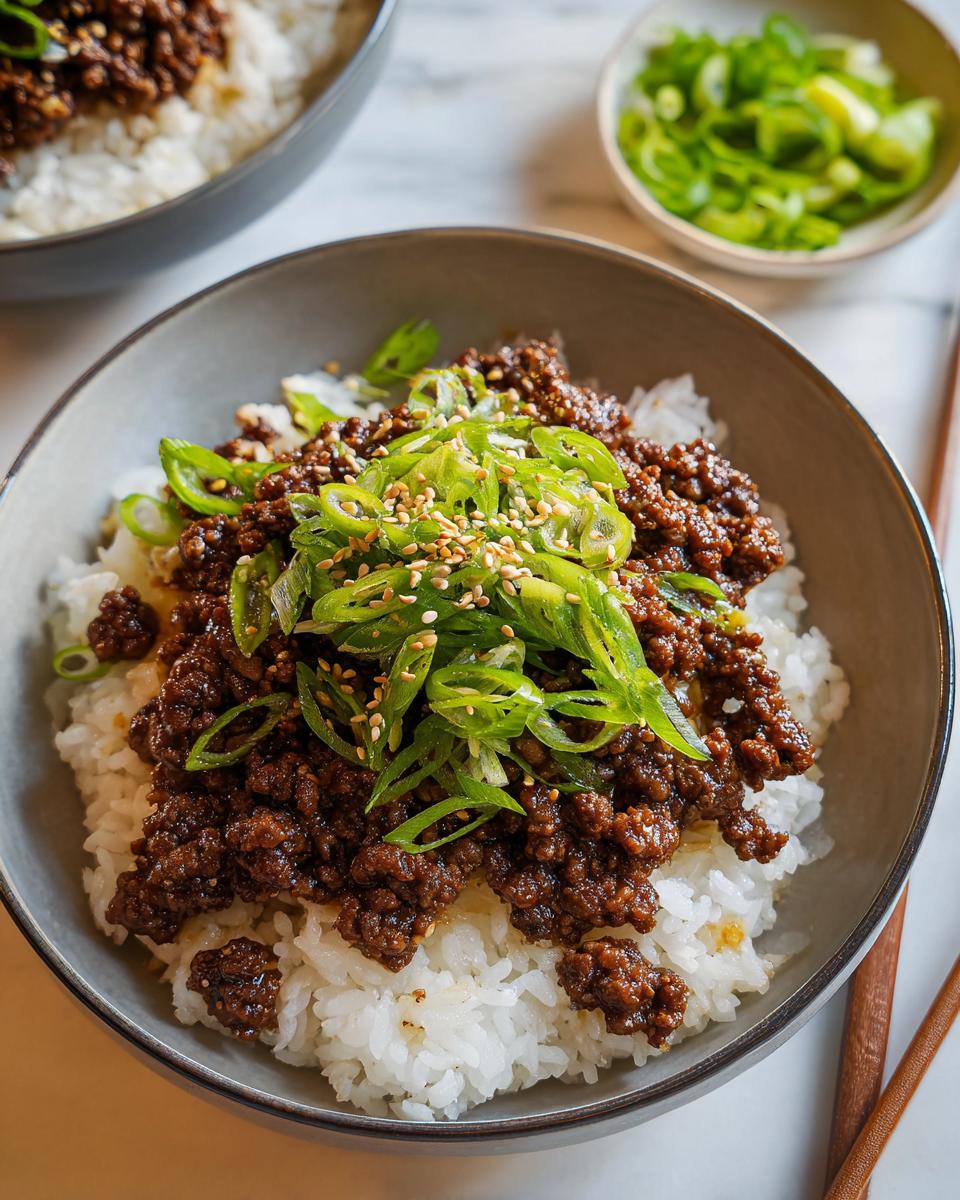 Korean Ground Beef Bowl - Other 2