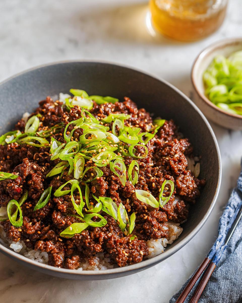 Korean Ground Beef Bowl - Other 3