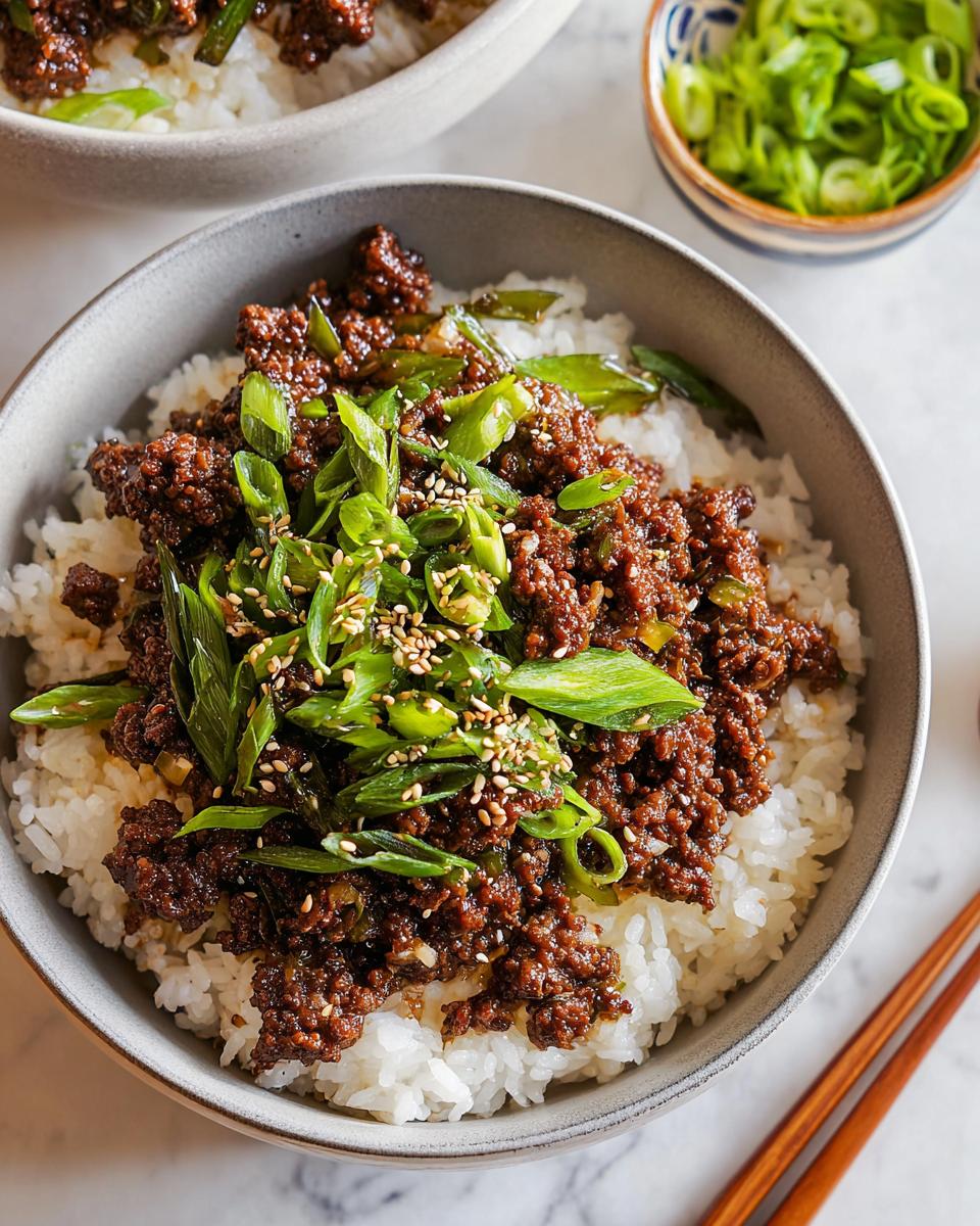 Korean Ground Beef Bowl - Other 4