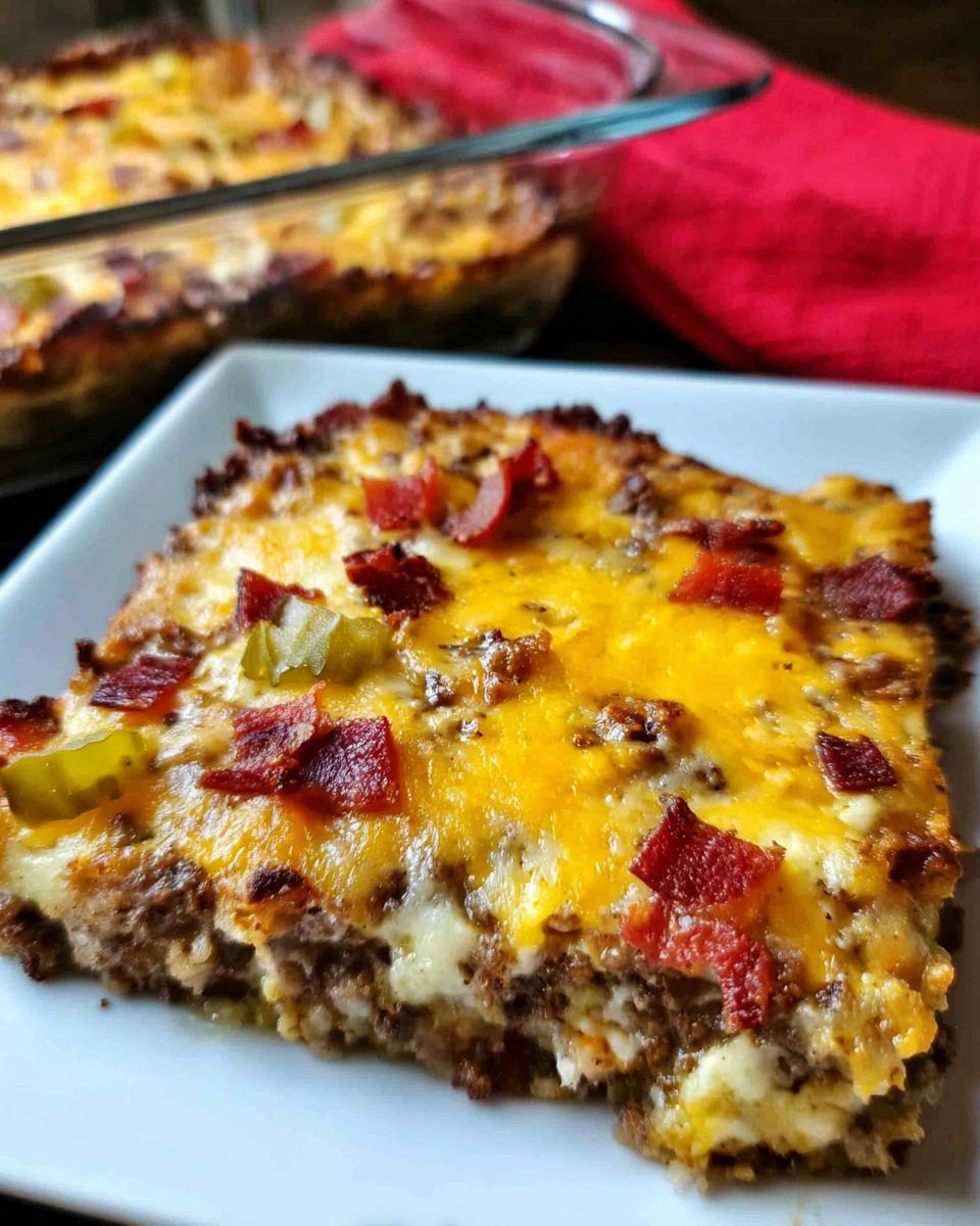 Low-Carb Bacon Cheeseburger Casserole - Other 1