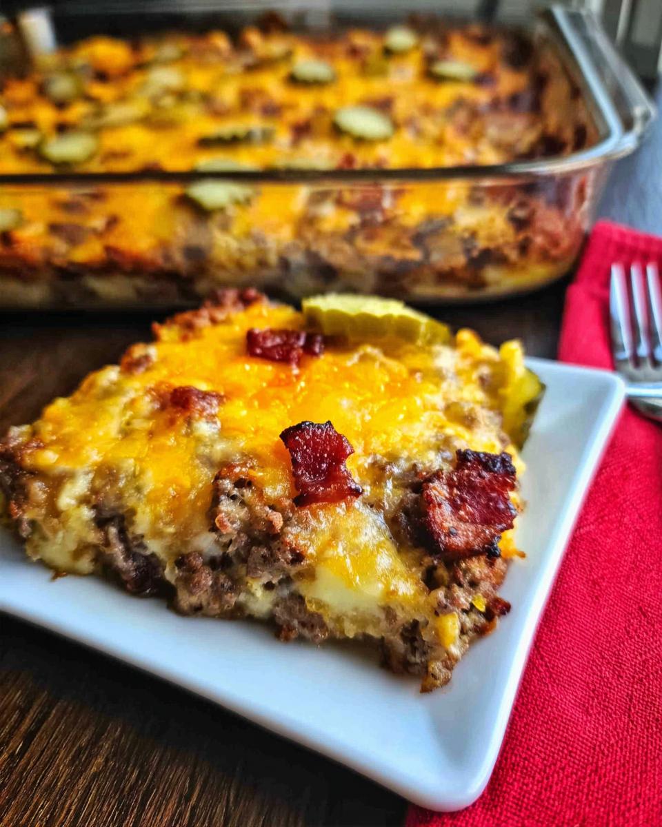 Low-Carb Bacon Cheeseburger Casserole - Other 2