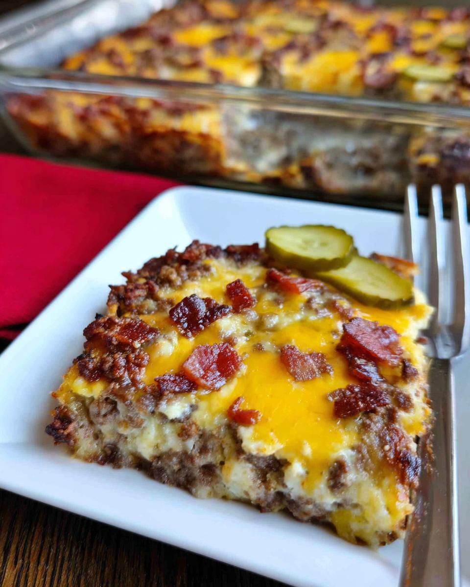 Low-Carb Bacon Cheeseburger Casserole - Other 3