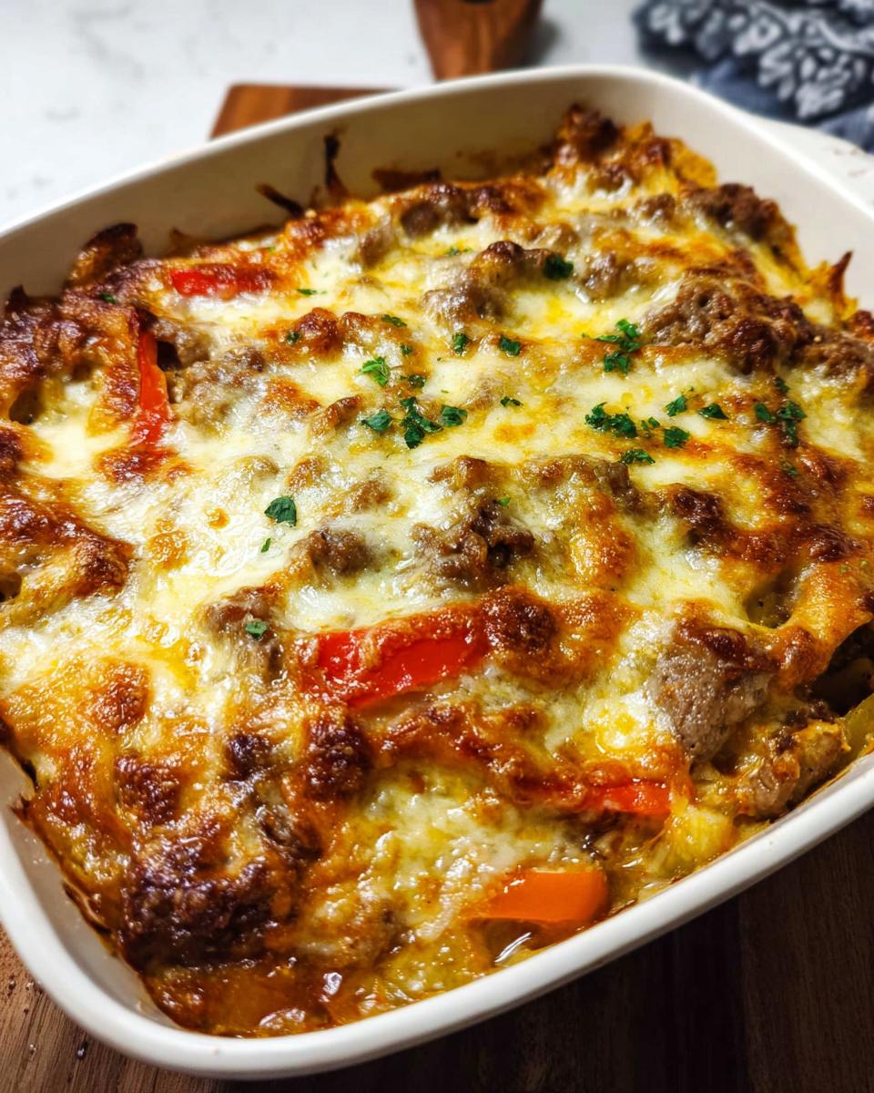 Low Carb Philly Cheesesteak Casserole - Other 1