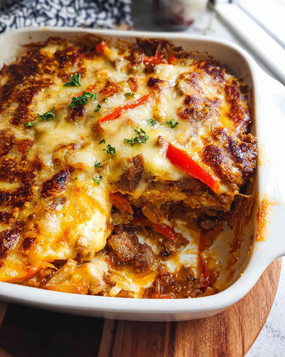 Low Carb Philly Cheesesteak Casserole - Other 2