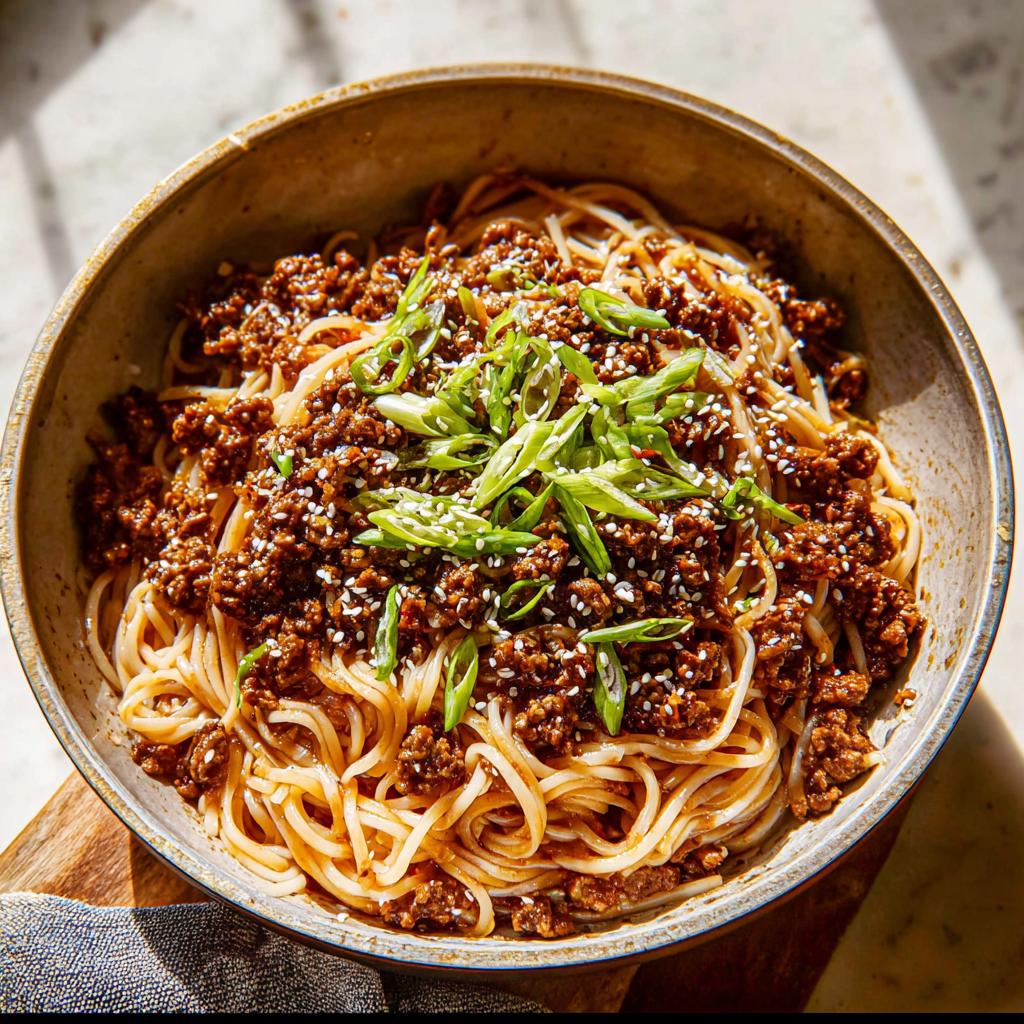 Mongolian Ground Beef Noodles Recipe - Tasty