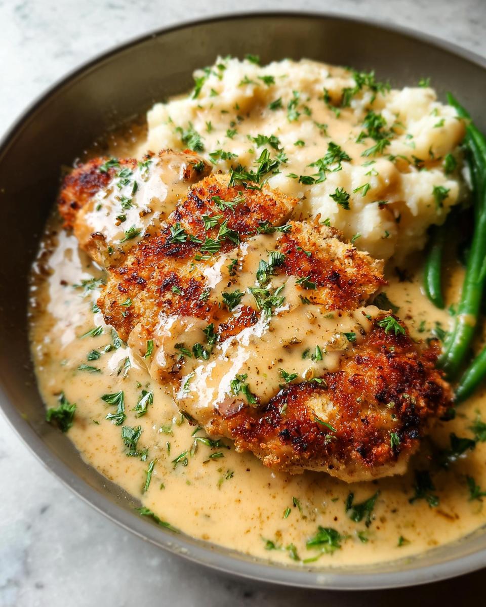 Parmesan Crusted Chicken with Creamy Garlic Sauce - Other 2