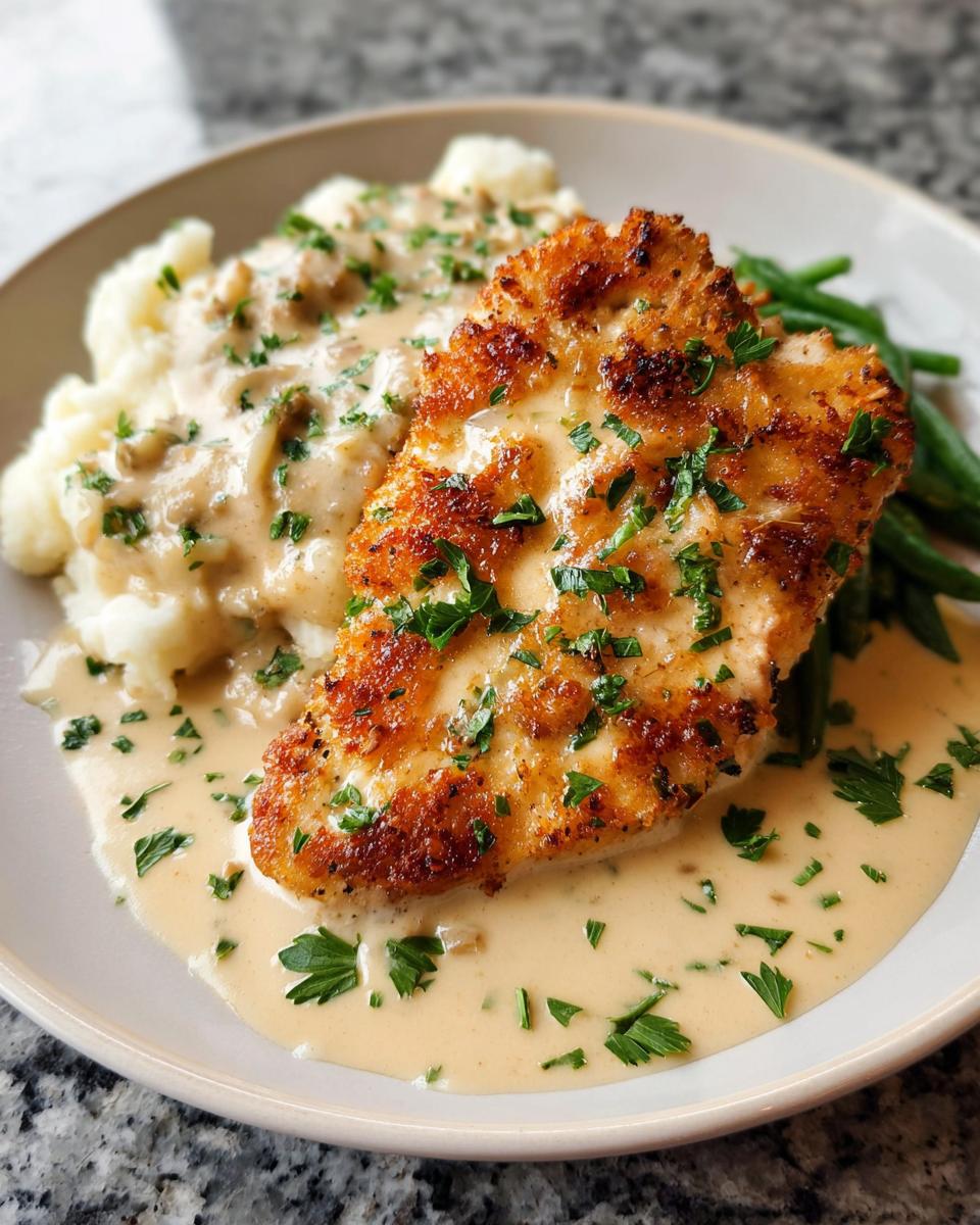Parmesan Crusted Chicken with Creamy Garlic Sauce - Other 4