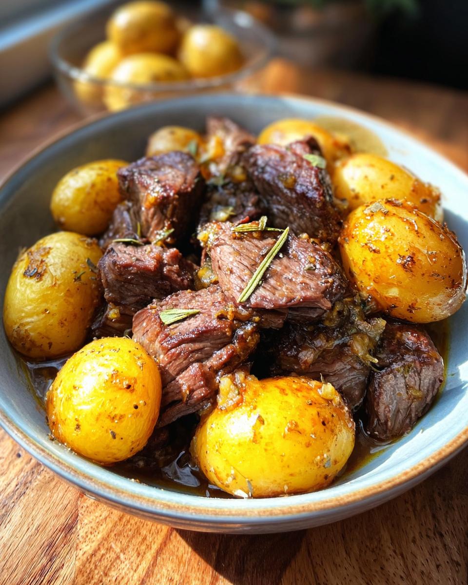 Slow Cooker Garlic Butter Beef with Potatoes - Other 2