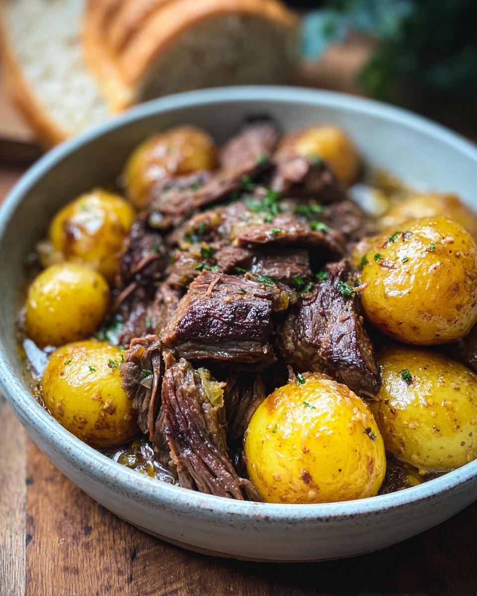 Slow Cooker Garlic Butter Beef with Potatoes - Other 3
