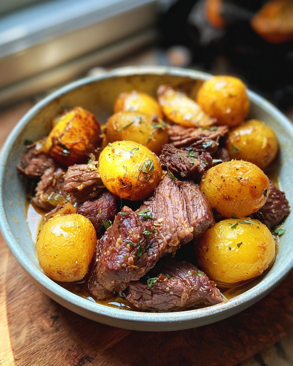 Slow Cooker Garlic Butter Beef with Potatoes - Other 4