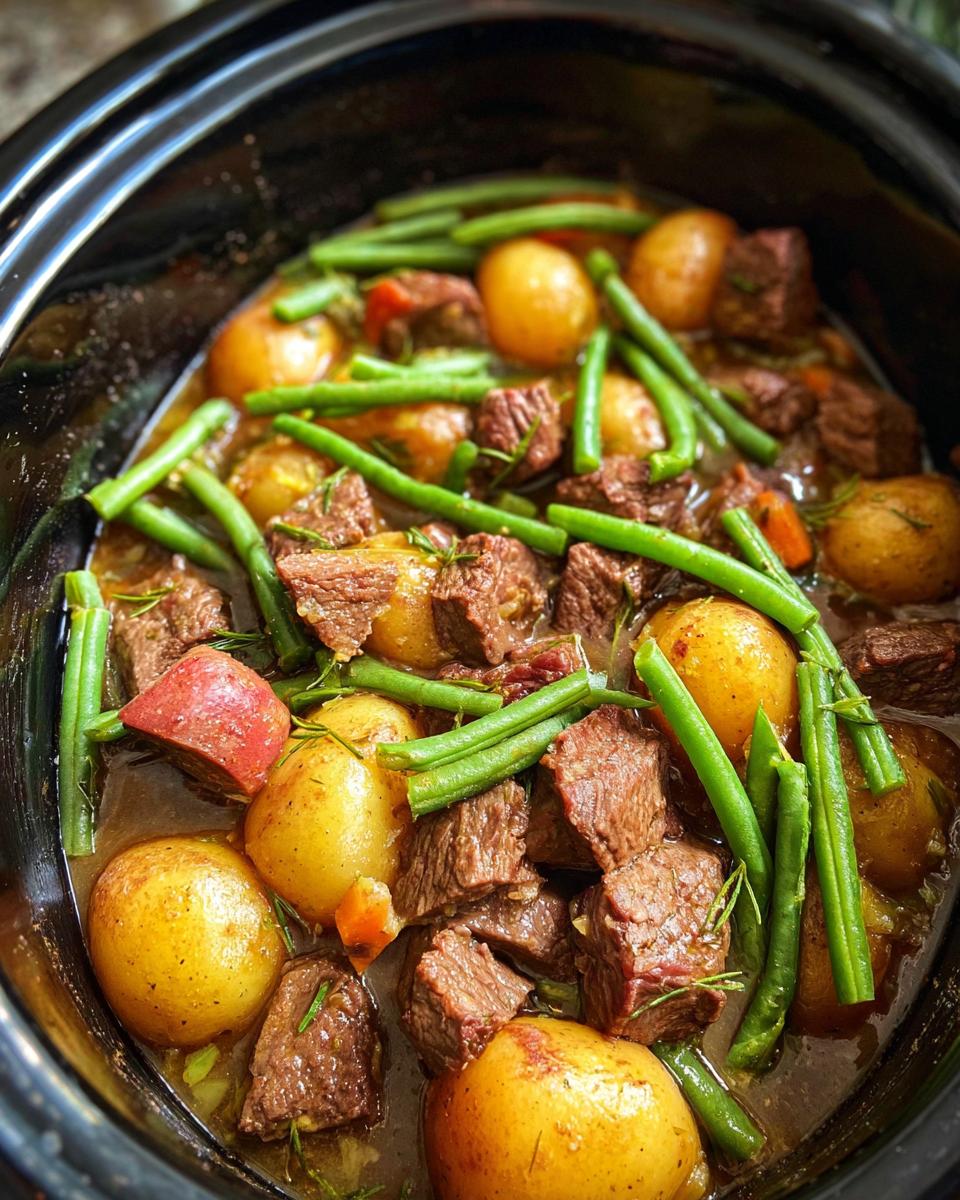Slow Cooker Garlic Butter Beef with Potatoes - Other 4