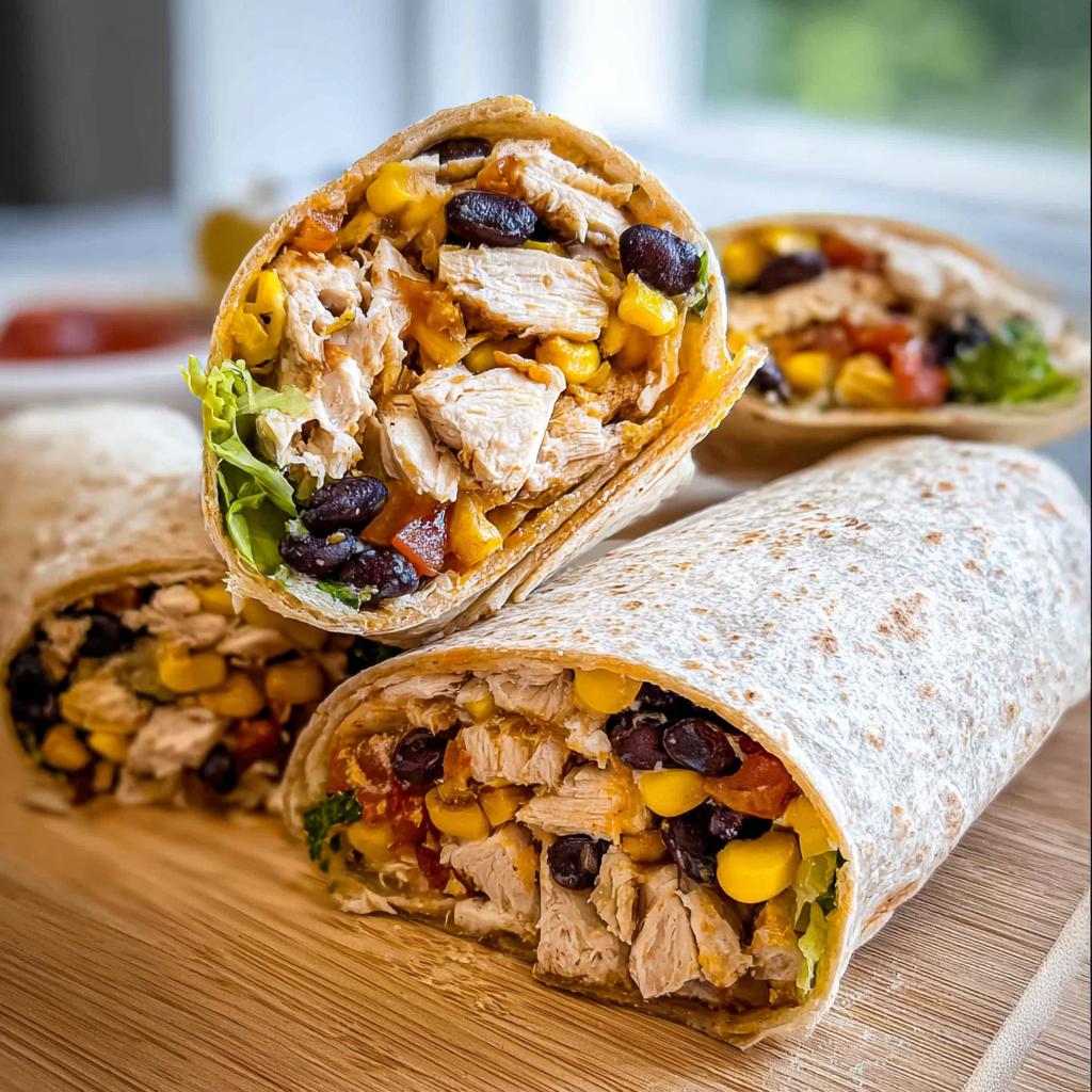 Southwest Chicken Wraps: Easy & Healthy Lunch Recipes - Tasty