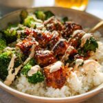 Sticky Chicken Bowls - Featured
