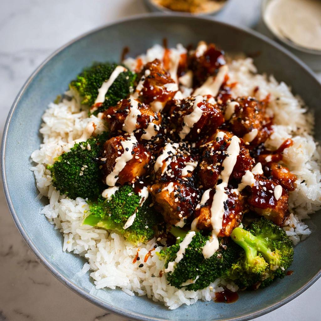 Sticky Chicken Bowls - Tasty